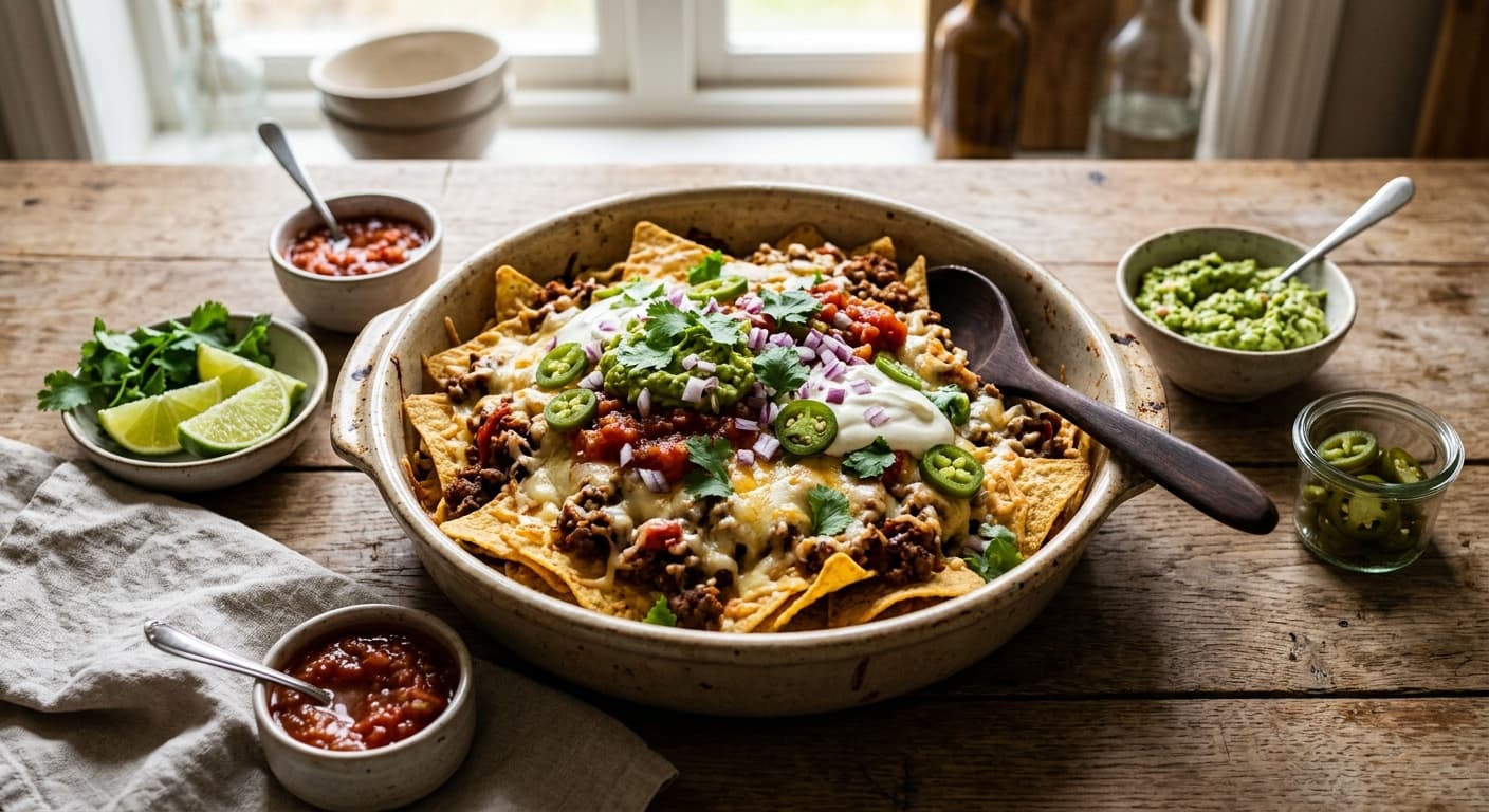 Enkel nachotallrik
