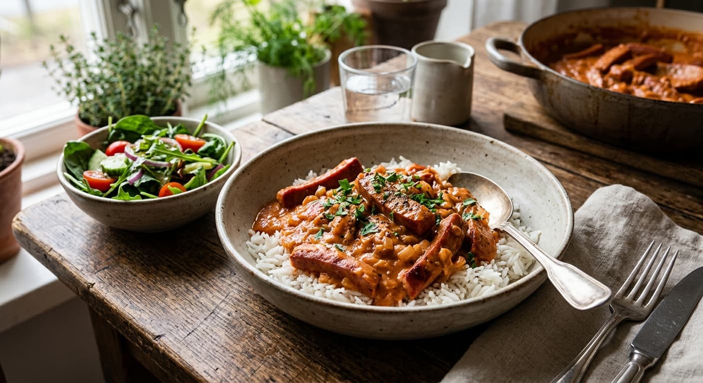 Korv Stroganoff