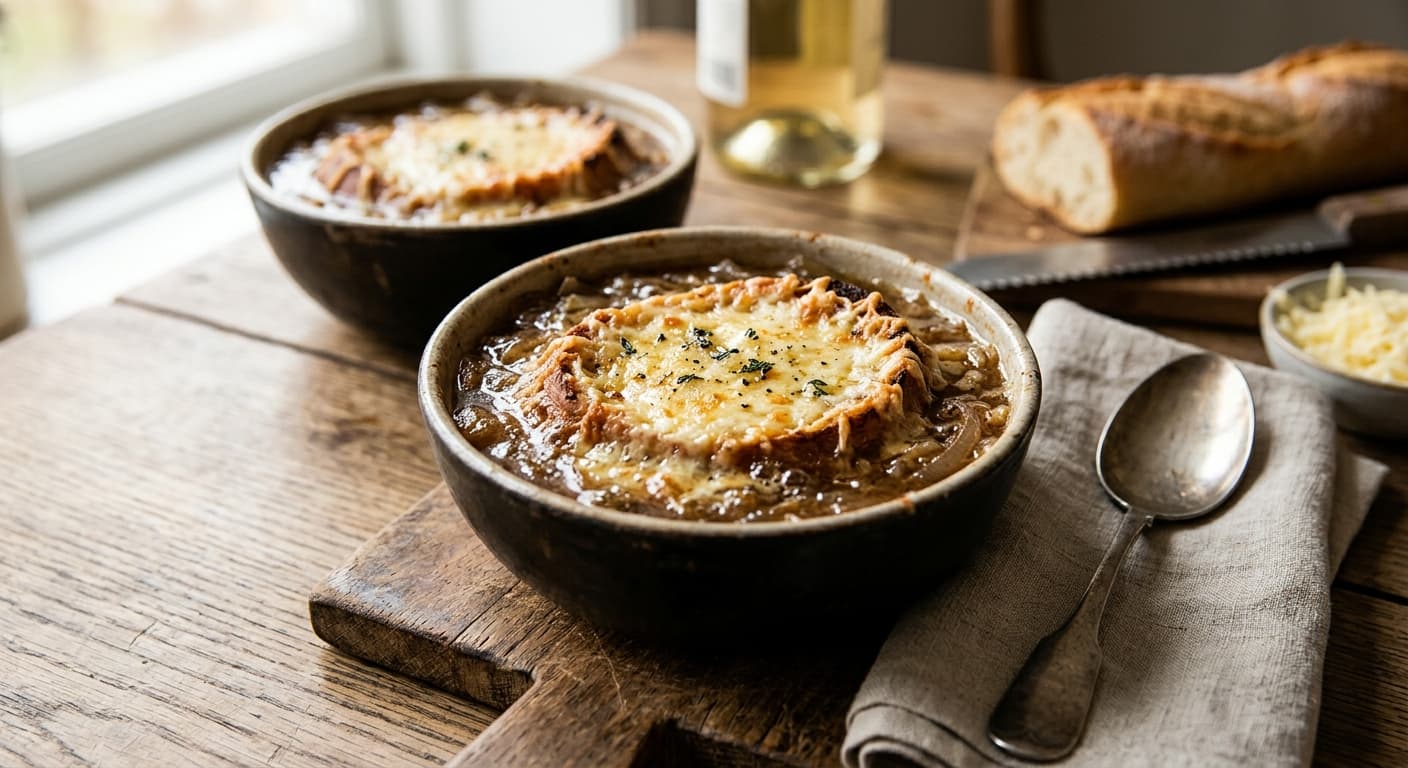 Fransk löksoppa