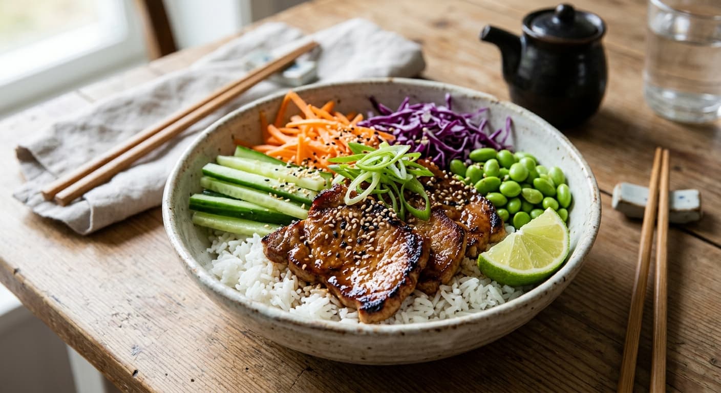 Fläskbowl med Asiatiska Smaker
