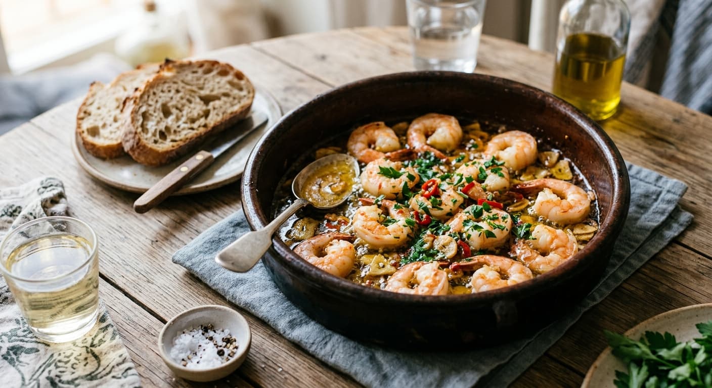 Gambas al ajillo