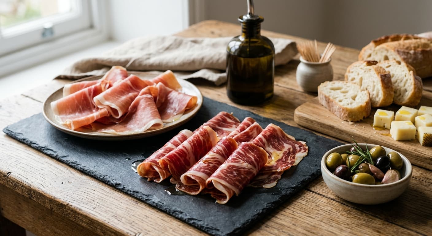 Jamón Ibérico & Jamón Serrano