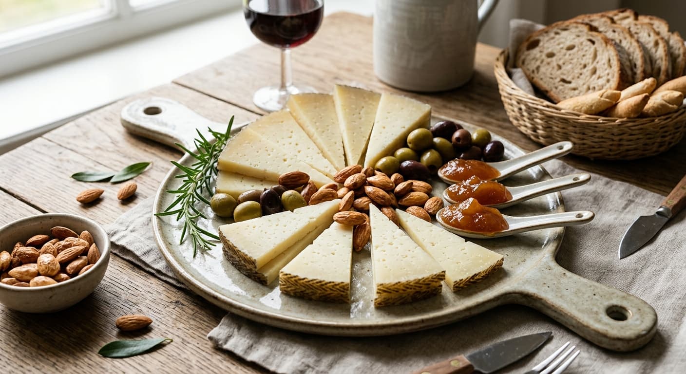 Manchego med tillbehör