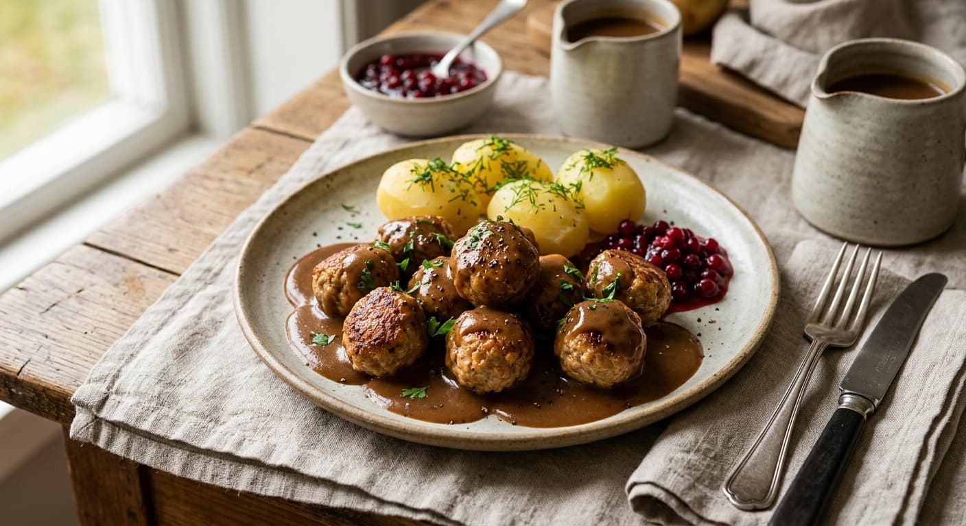 Skysås till köttbullar