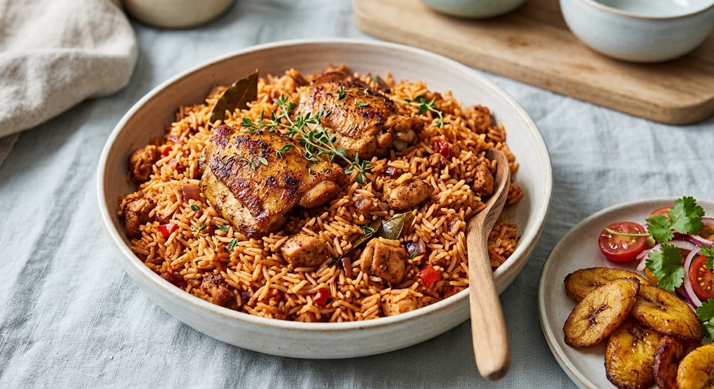 Jollof Rice med Kyckling