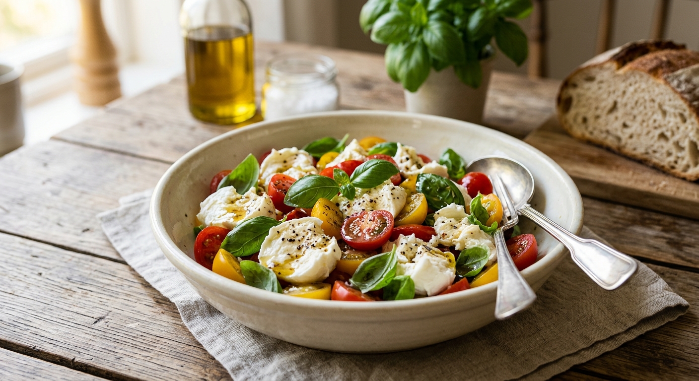 Italiensk mozzarellasallad