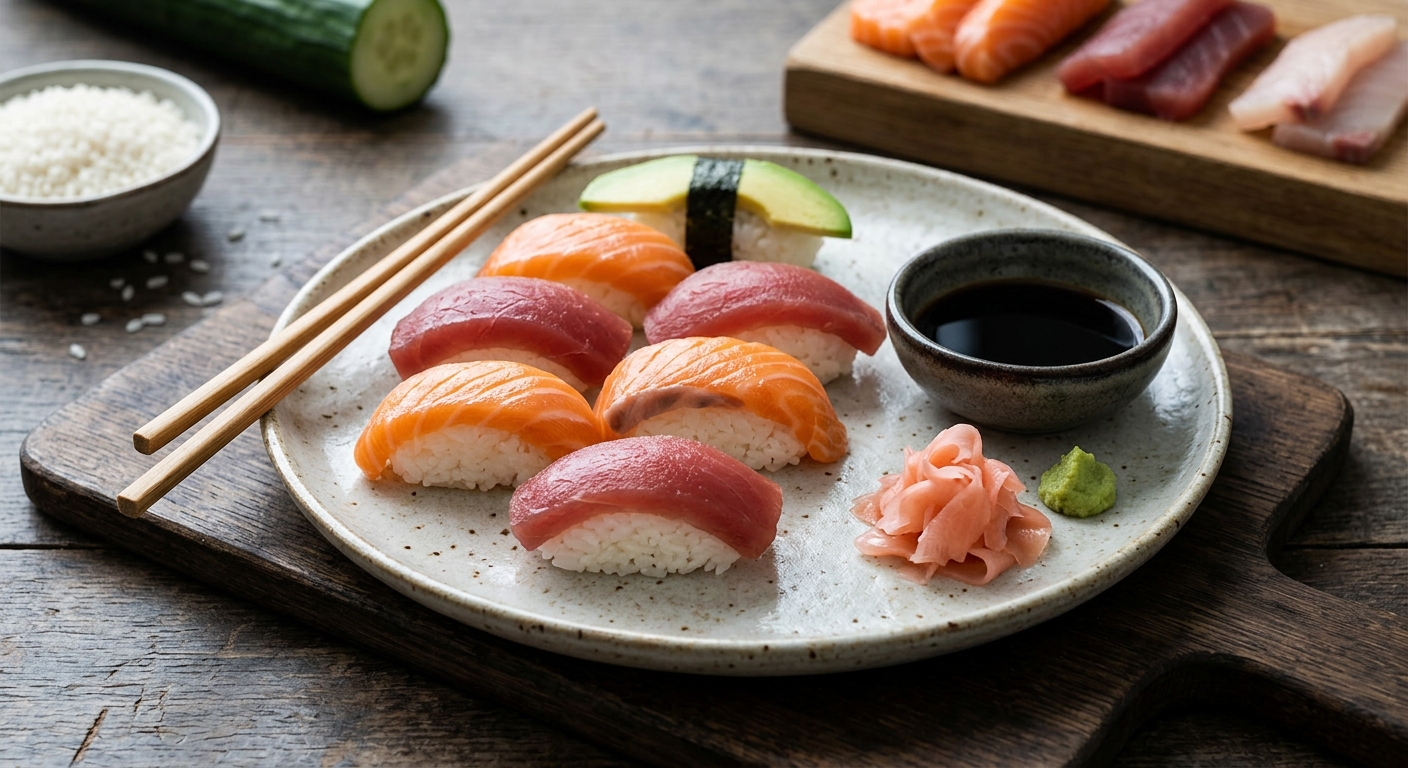 Klassisk Nigiri Sushi