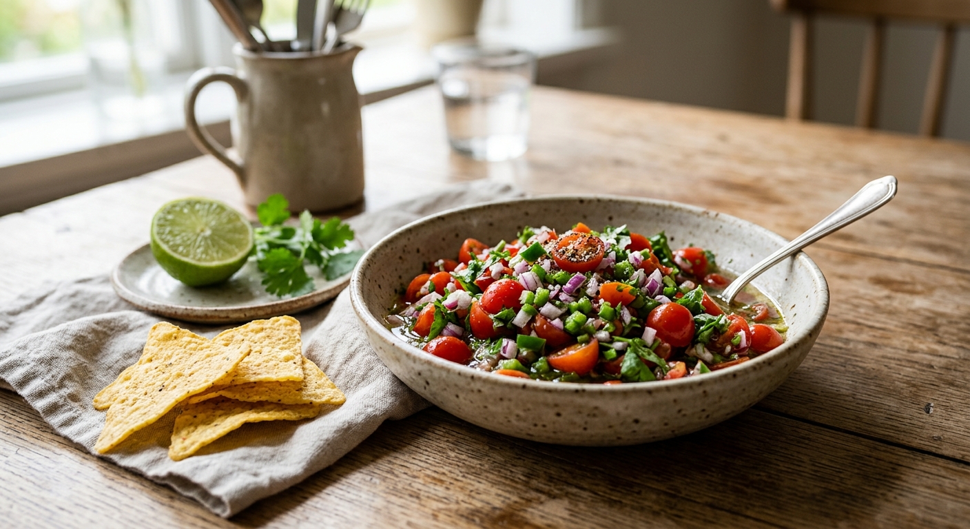 Färsk Tomatsalsa