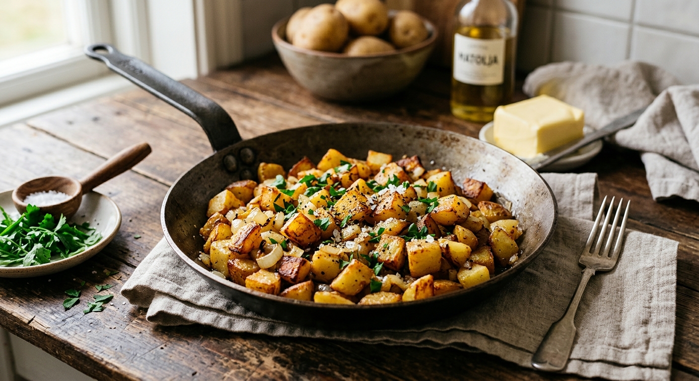 Stekt potatis