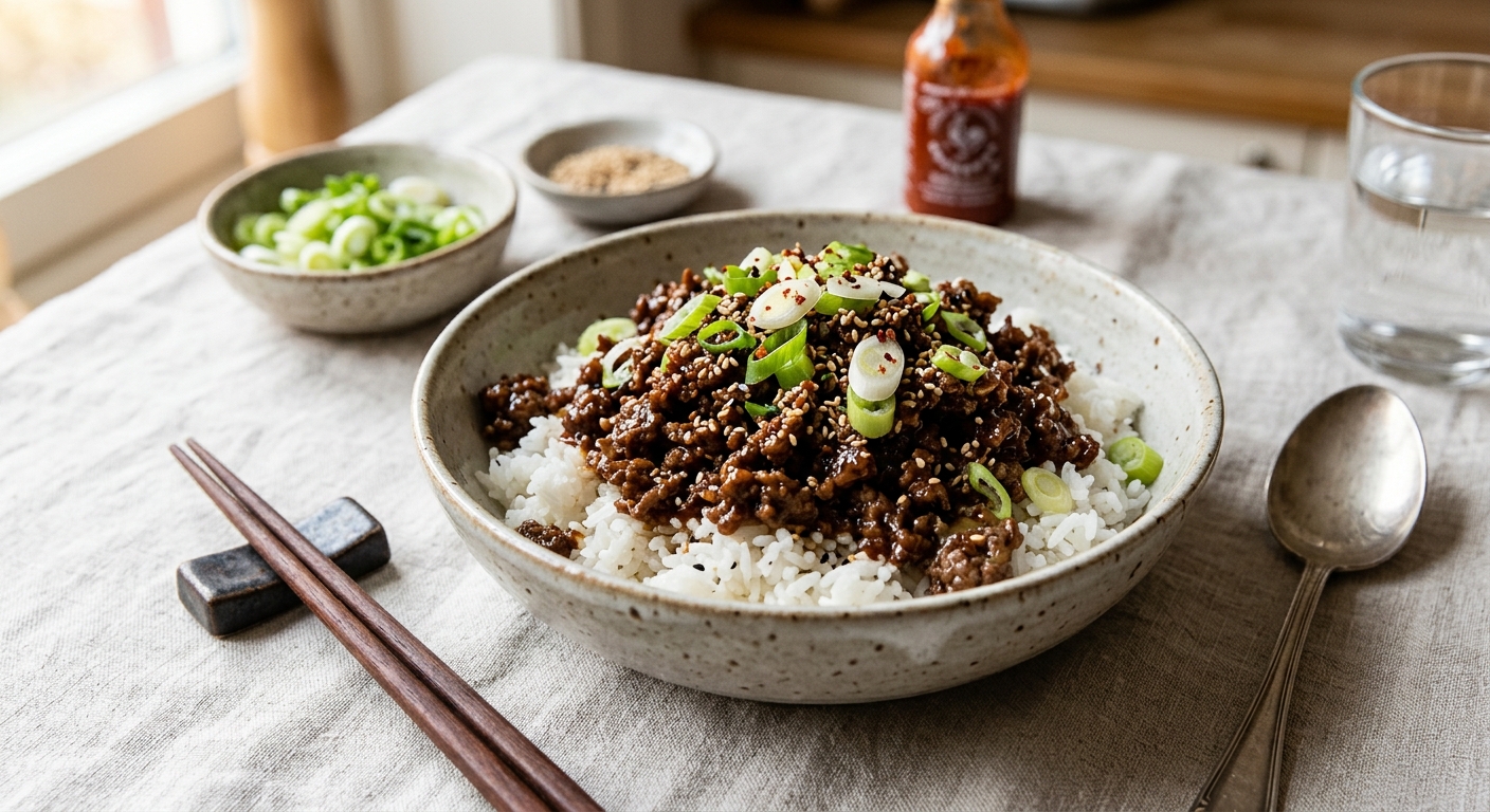 Koreansk köttfärs
