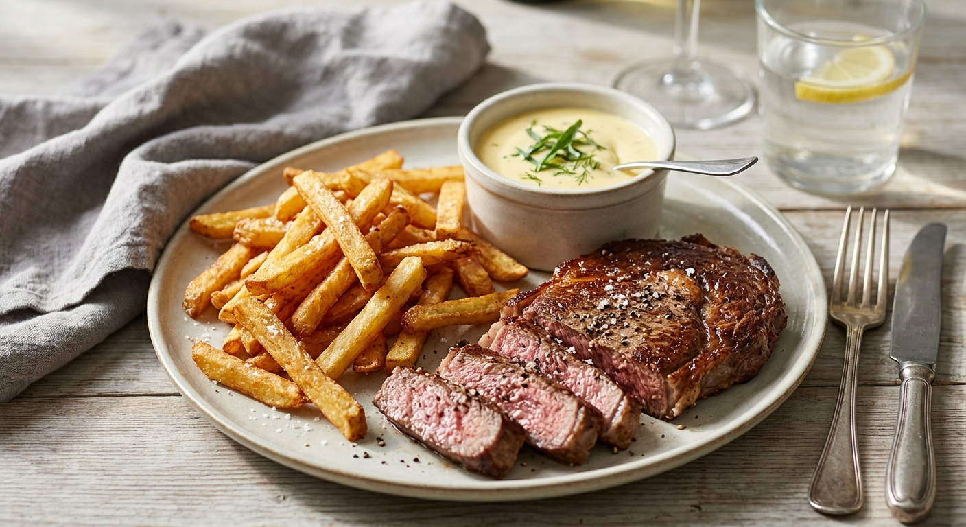 Steak Frites med Bearnaise