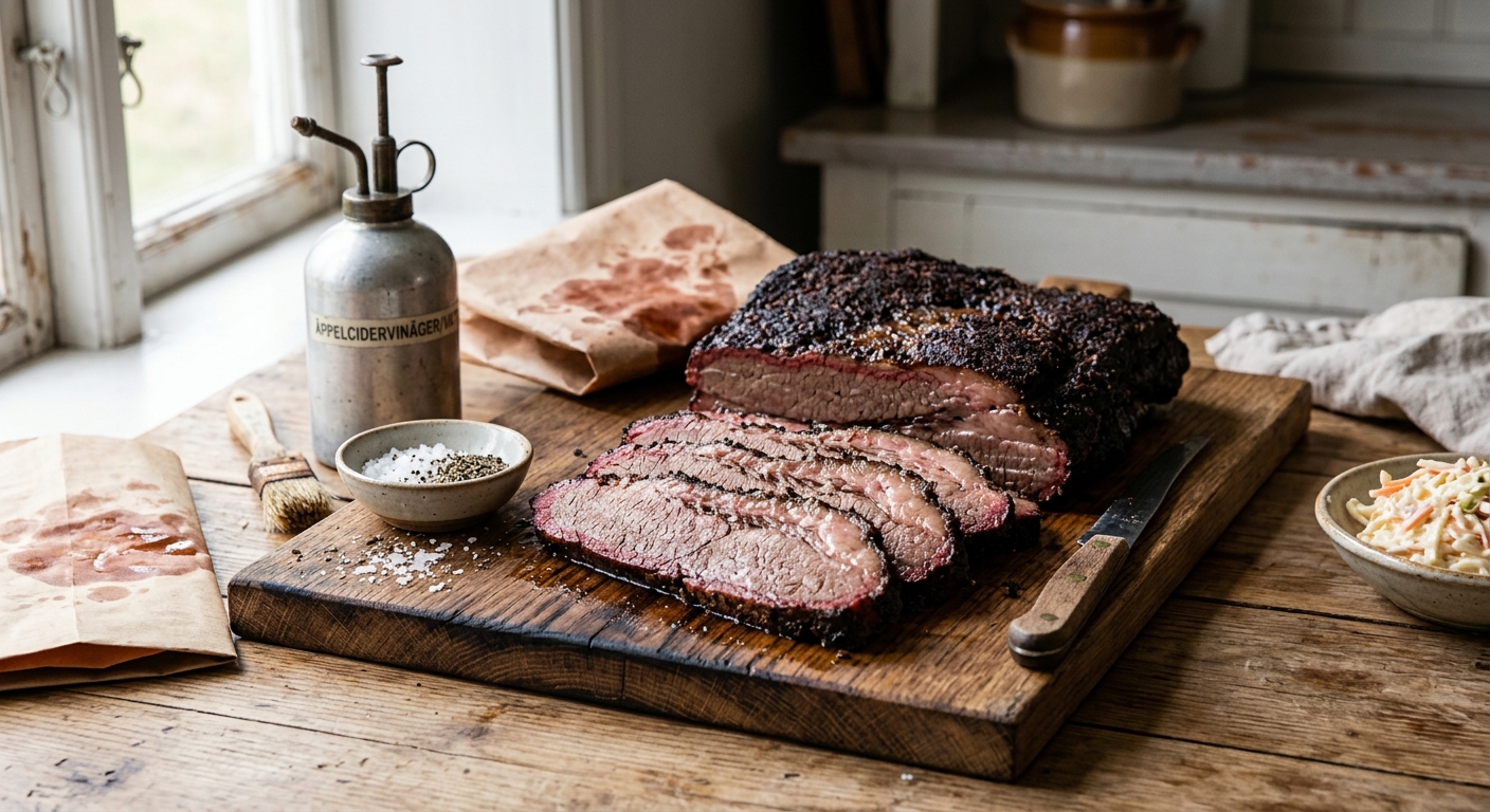 Klassisk Amerikansk Brisket (Oxbringa)