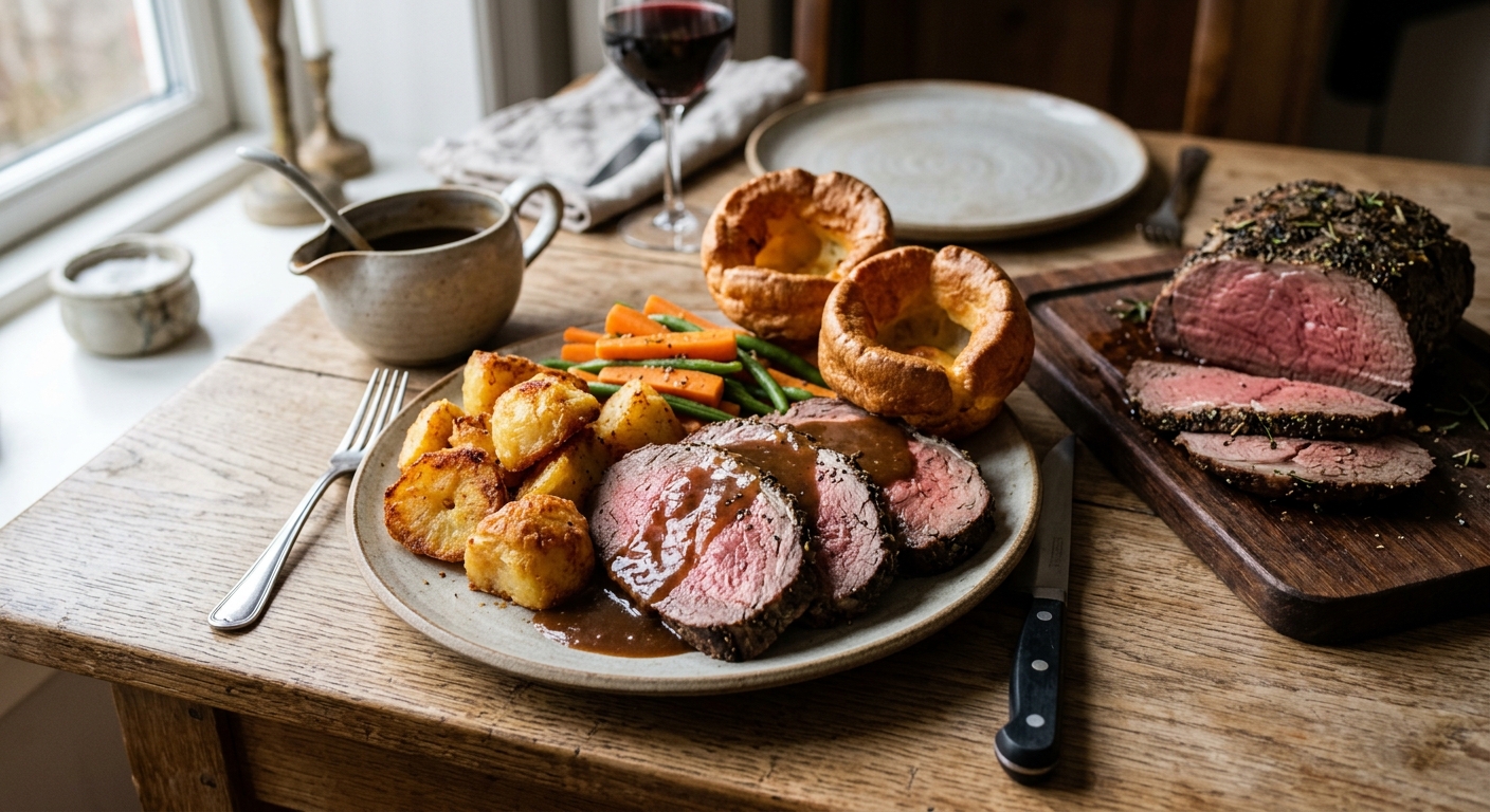 Sunday Roast med Yorkshire Pudding