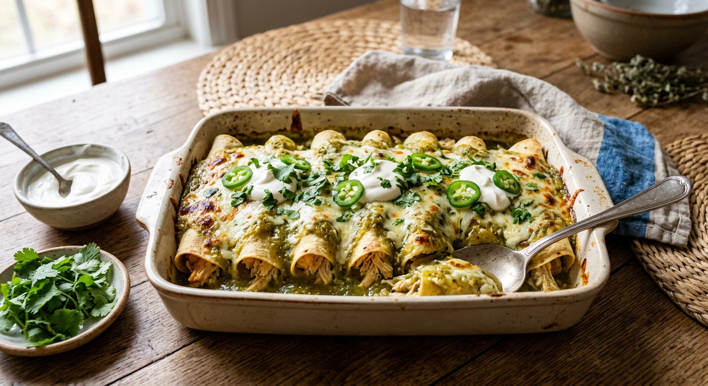 Enchiladas Verdes