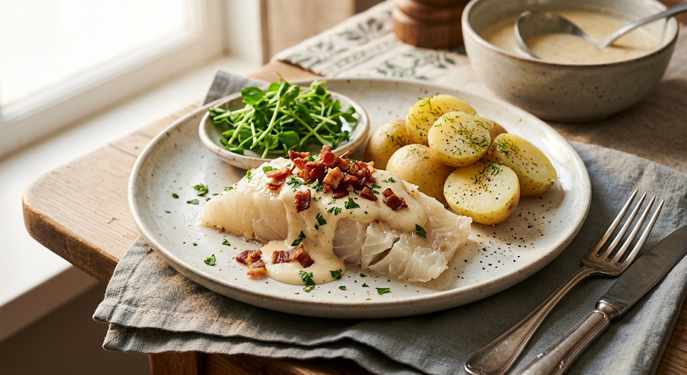 Klassisk Lutfisk med Tillbehör