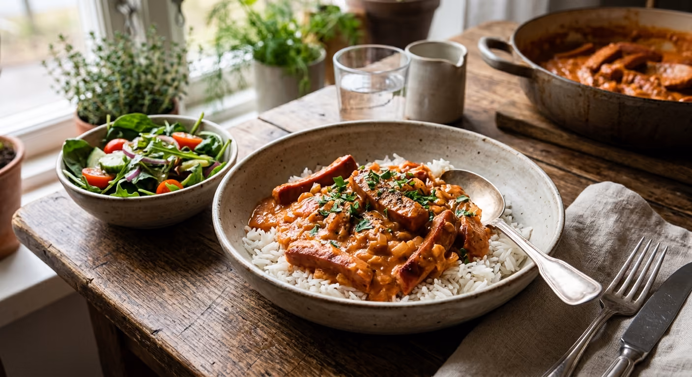 Korv Stroganoff