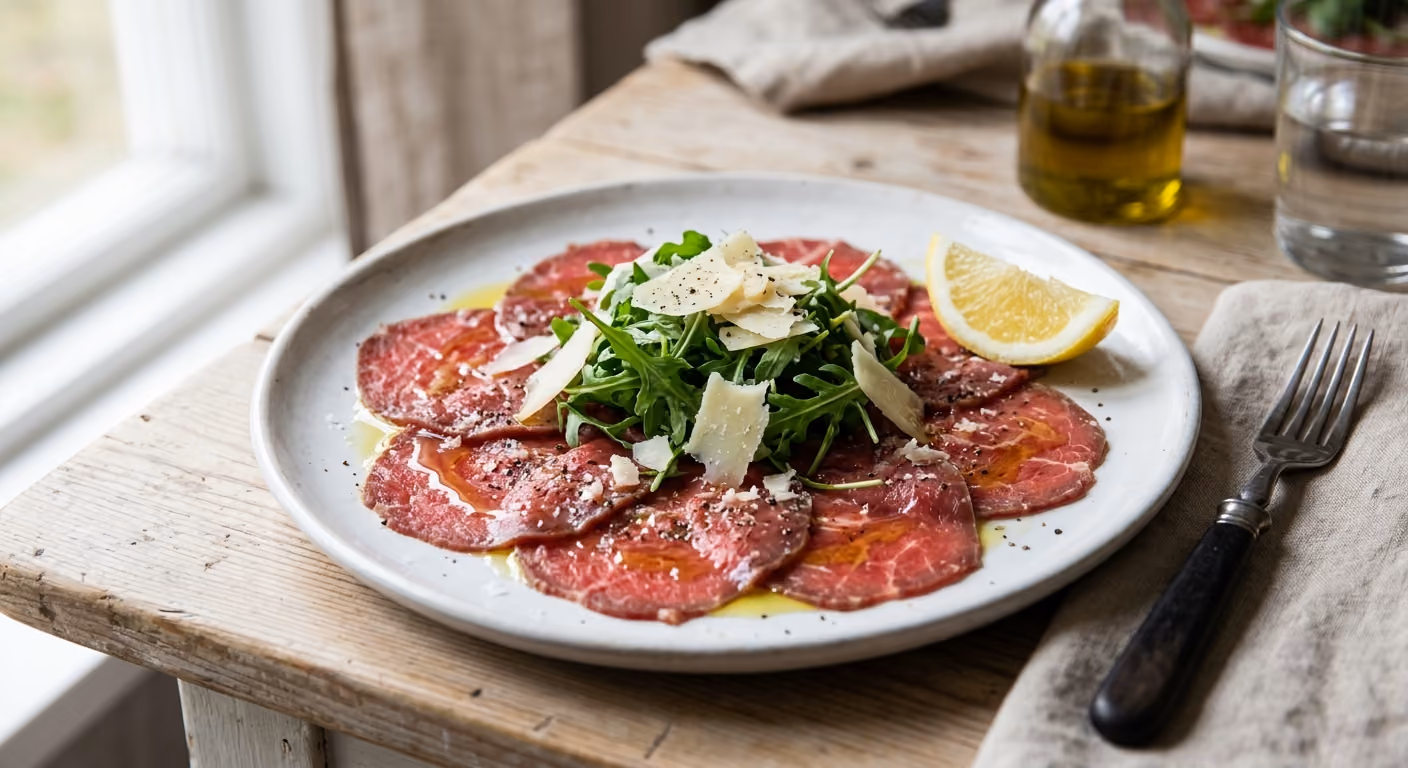 Carpaccio på oxfilé
