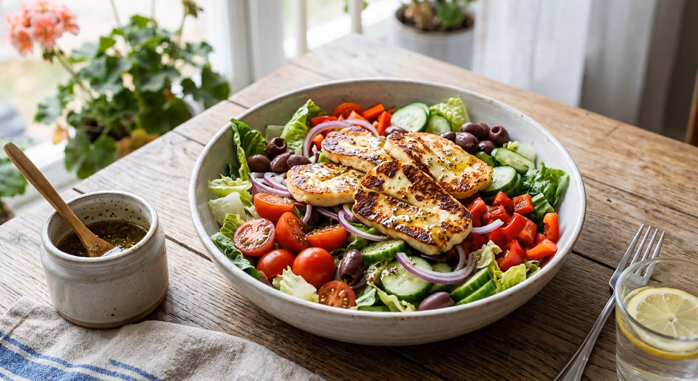 Sommarmat, sallad och grillat