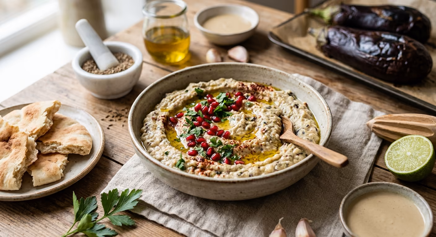 Baba ghanouj (baba ganoush)