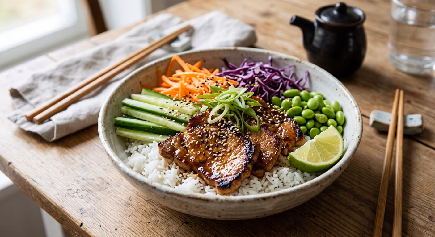 Fläskbowl med Asiatiska Smaker