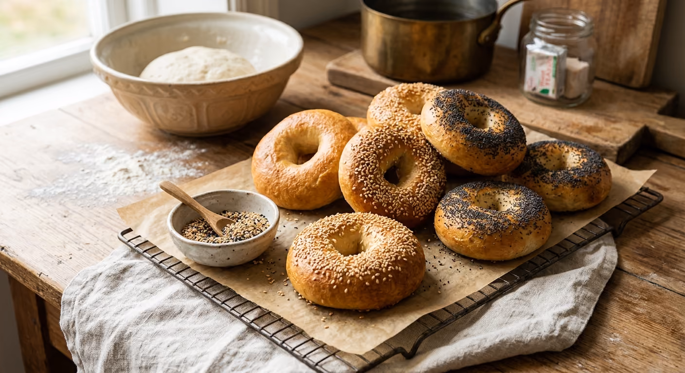 Bagels (grundrecept)