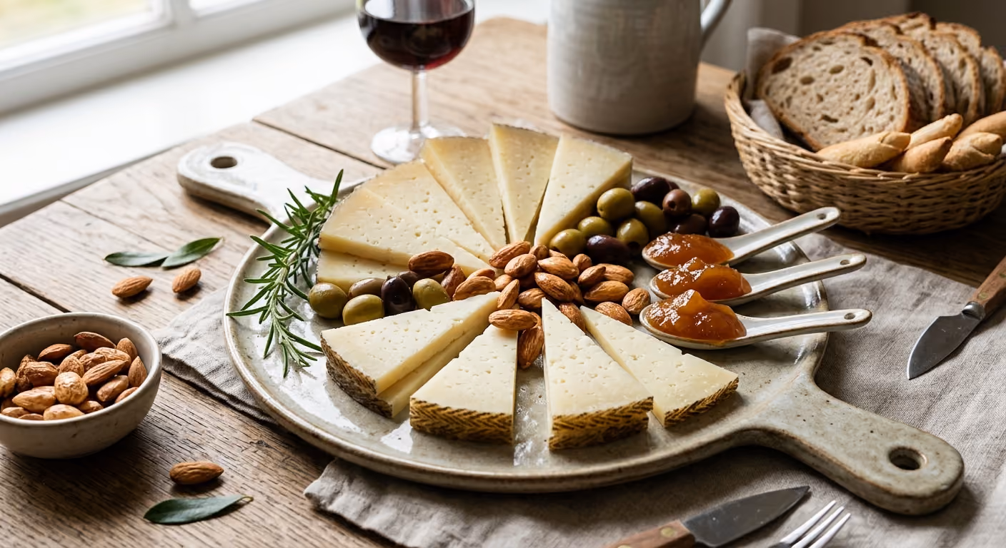 Manchego med tillbehör