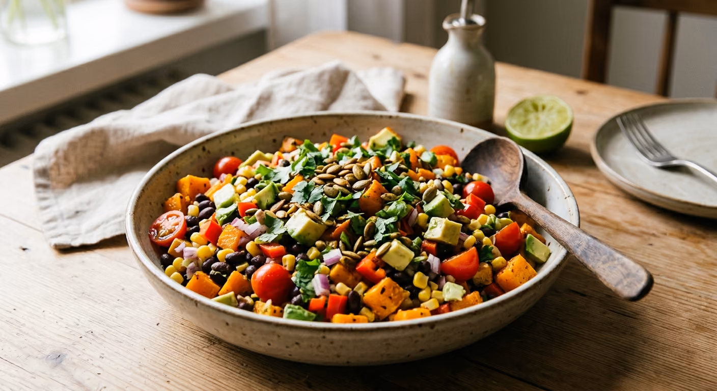 "De tre systrarna"-sallad (regenerativ mat)